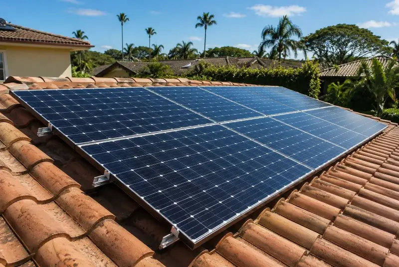 Installation de panneaux solaires à Yves
